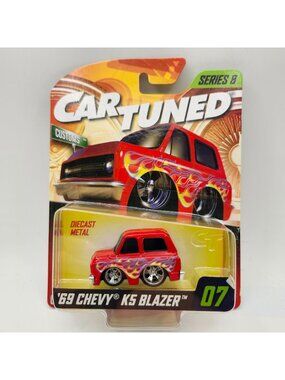 MGA CarTuned Series 8 No 07 69 Chevy K5 Blazer Customs Red Flamed